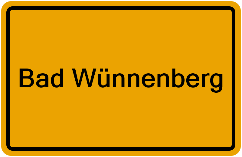 Handelsregister Bad Wünnenberg